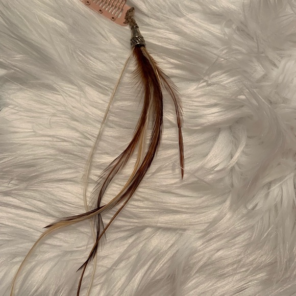 Feather clip in hair extension - Picture 2 of 3